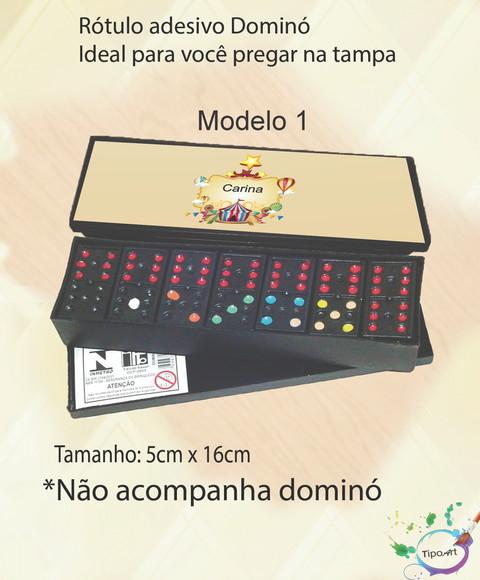 Adesivo para Dominó - Circo
