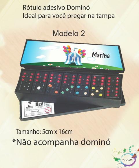 Adesivo para Dominó - Circo