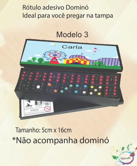 Adesivo para Dominó - Circo