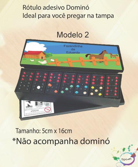Adesivo para Dominó - Fazendinha