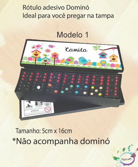 Adesivo para Dominó - Jardim Encantado
