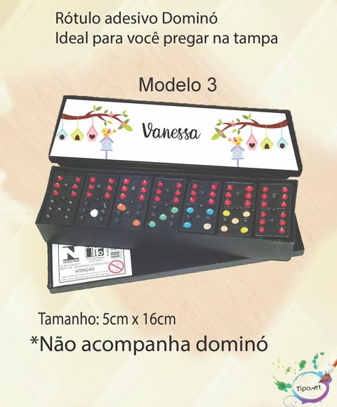 Adesivo para Dominó - Jardim Encantado