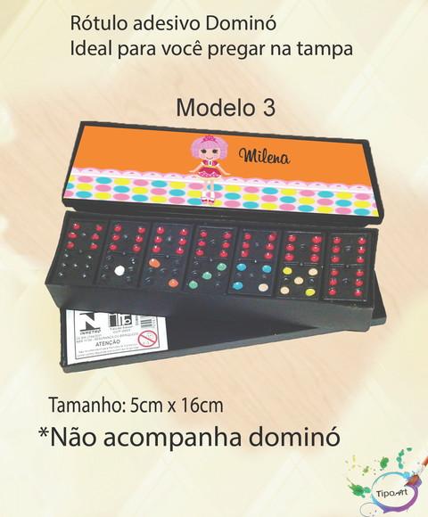 Adesivo para Dominó - Lalaloopsy