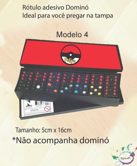 Adesivo para Dominó - Pokemon