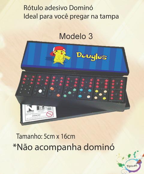 Adesivo para Dominó - Pokemon