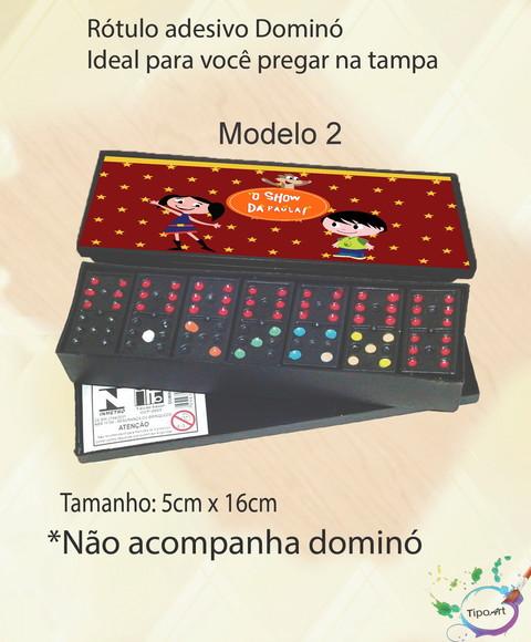Adesivo para Dominó - Show da Luna