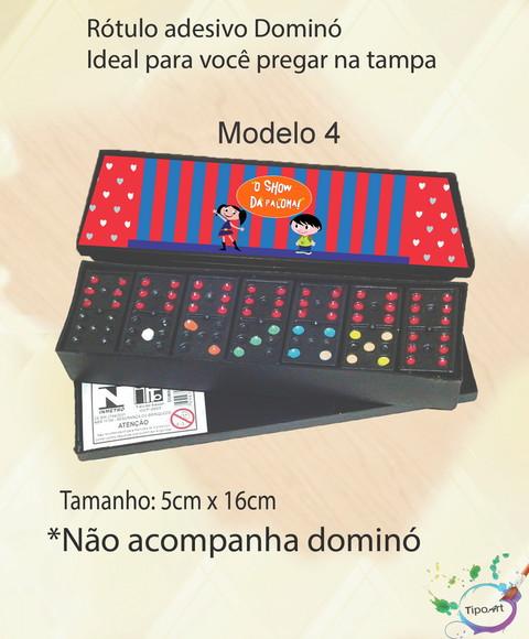Adesivo para Dominó - Show da Luna