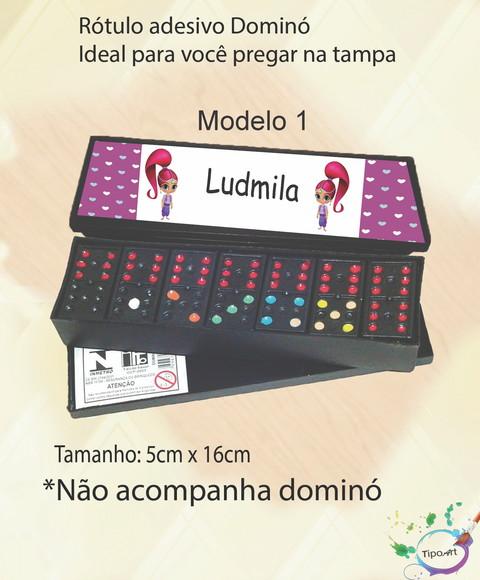 Adesivo para Dominó - Shimmer Shine