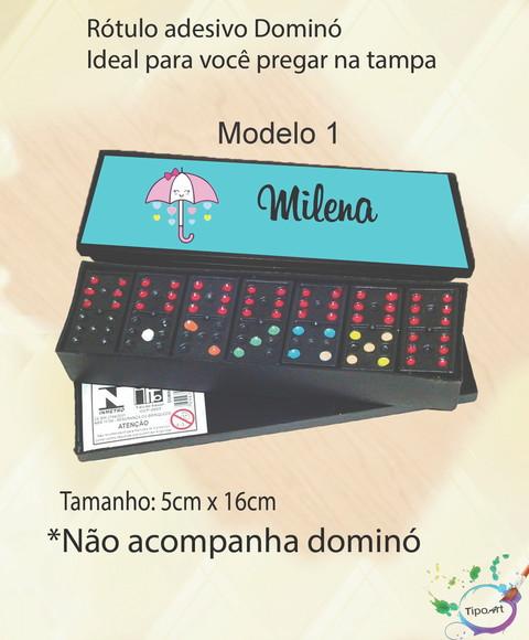 Adesivo para Dominó -chuva de Amor