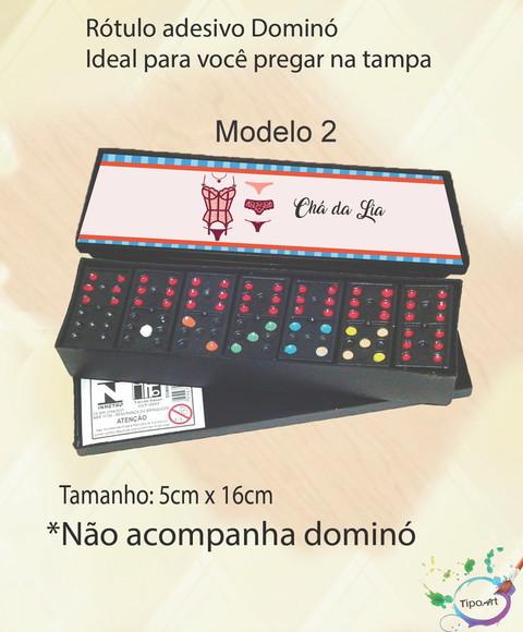 Adesivo para Dominó -chá de Lingerie#2