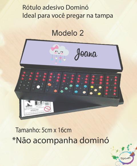 Adesivo para Dominó -chuva de Amor
