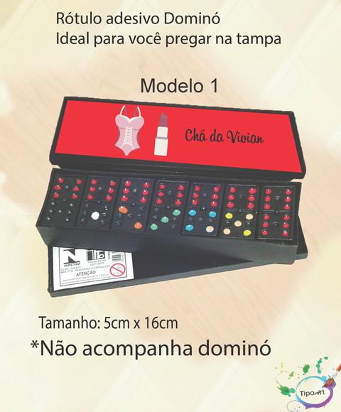 Adesivo para Dominó -chá de Lingerie#2