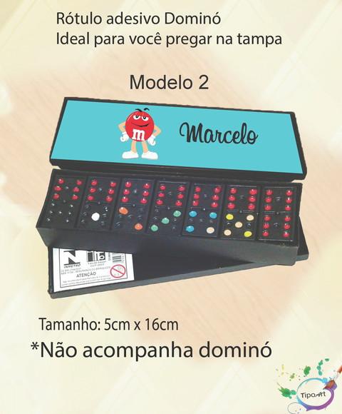 Adesivo para Dominó -m&m