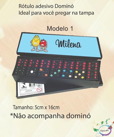 Adesivo para Dominó -m&m
