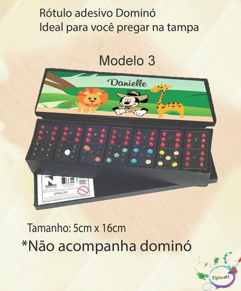 Adesivo para Dominó -mickey Safari