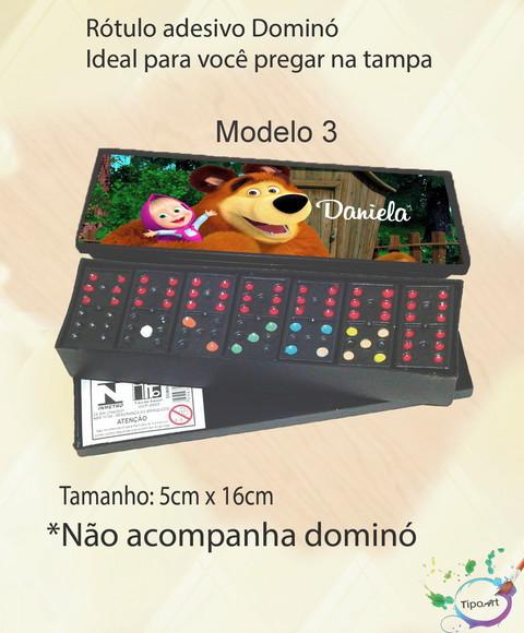 Adesivo para Dominó -masha