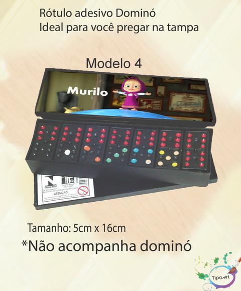 Adesivo para Dominó -masha