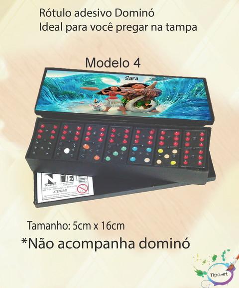Adesivo para Dominó -moana e Mauí