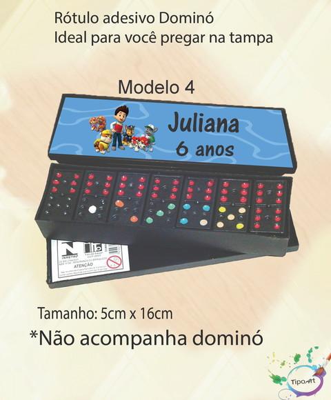 Adesivo para Dominó -patrulha Canina