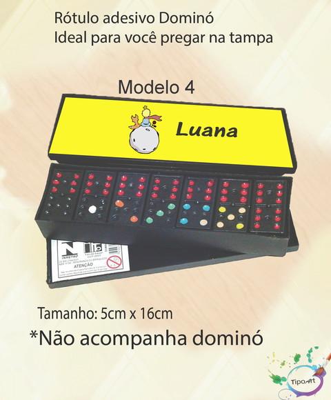 Adesivo para Dominó -pequeno Príncipe