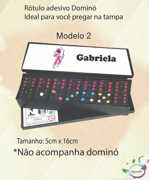 Adesivo para Dominó -pawer Ranger