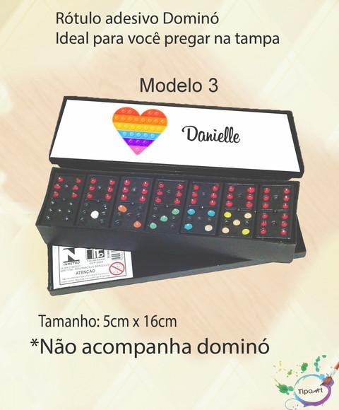 Adesivo para Dominó -pop Fidget
