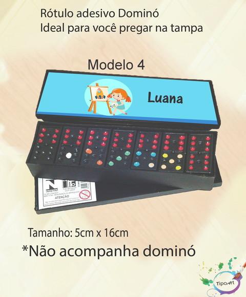 Adesivo para Dominó -pintando o 7