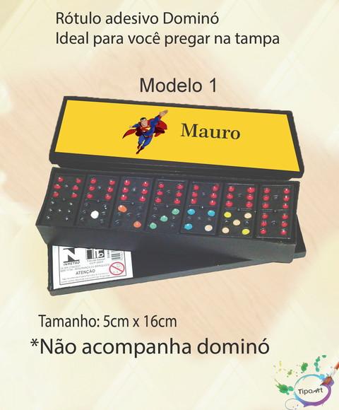 Adesivo para Dominó -super Homem