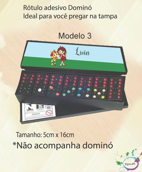 Adesivo para Dominó -sitio do Pica Pau Amarelo
