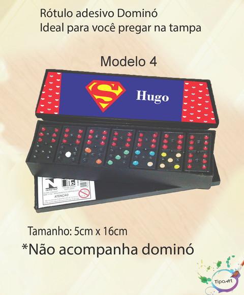 Adesivo para Dominó -super Homem