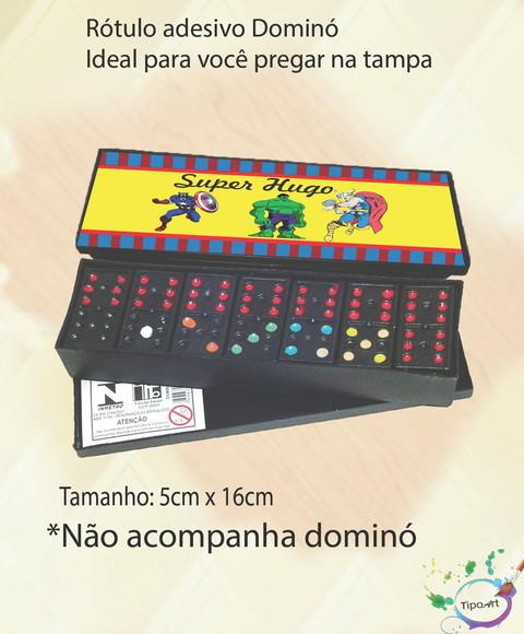 Adesivo para Dominó -vingadores