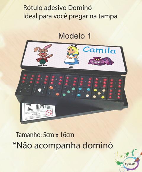 Adesivo para Dominó-alice