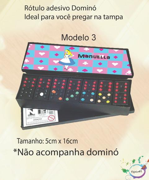 Adesivo para Dominó-alice