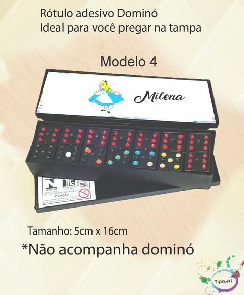 Adesivo para Dominó-alice
