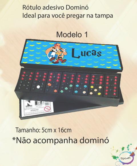 Adesivo para Dominó-asterix
