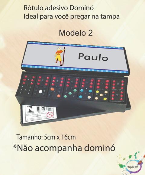 Adesivo para Dominó-avatar Aang