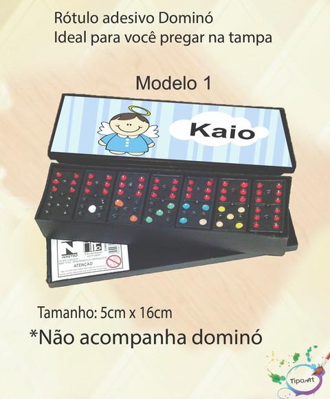 Adesivo para Dominó-batizado