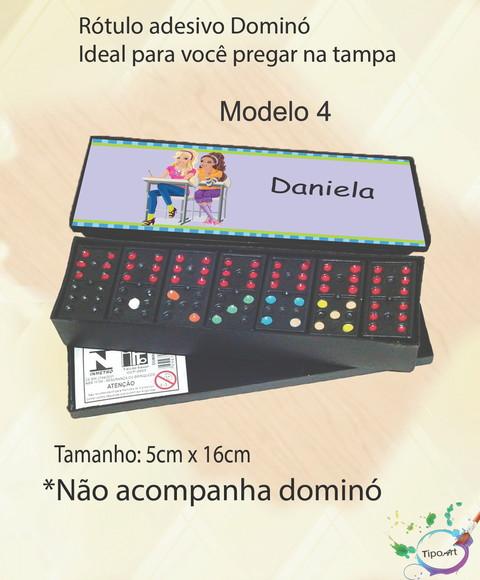 Adesivo para Dominó-barbie