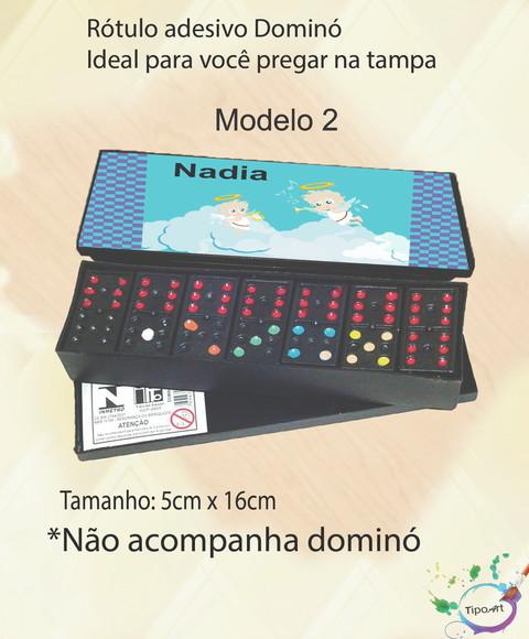 Adesivo para Dominó-batizado