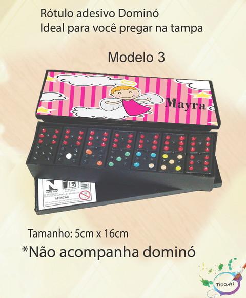 Adesivo para Dominó-batizado