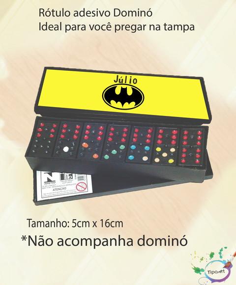 Adesivo para Dominó-batman