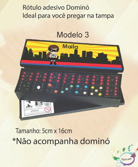 Adesivo para Dominó-batman