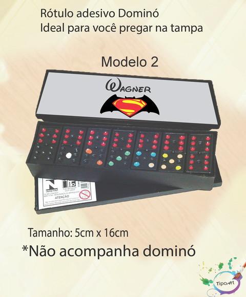 Adesivo para Dominó-batman