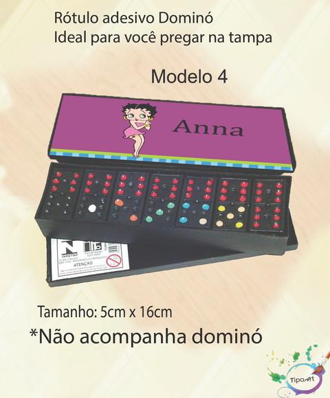 Adesivo para Dominó-betty Boop