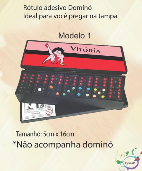 Adesivo para Dominó-betty Boop