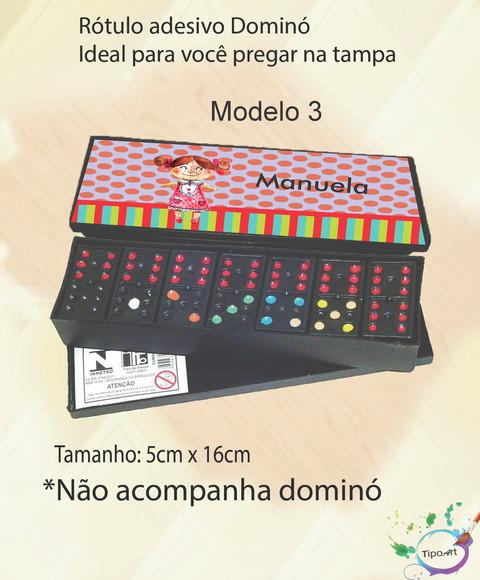 Adesivo para Dominó-boneca