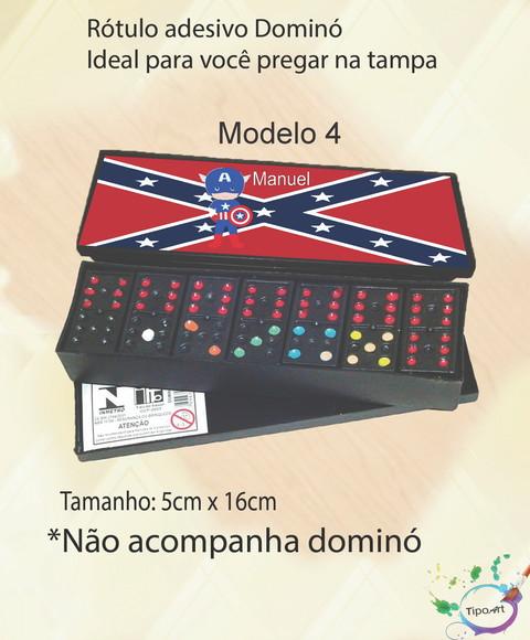 Adesivo para Dominó-capitão America