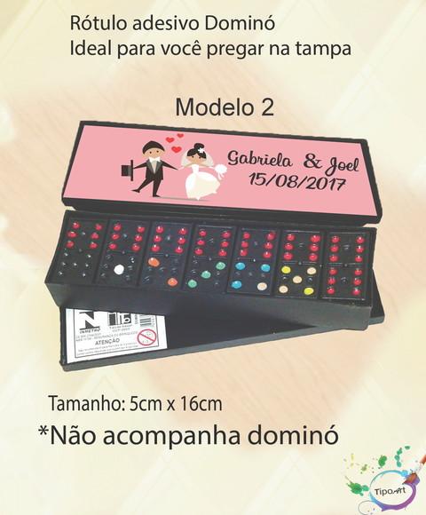 Adesivo para Dominó-casal