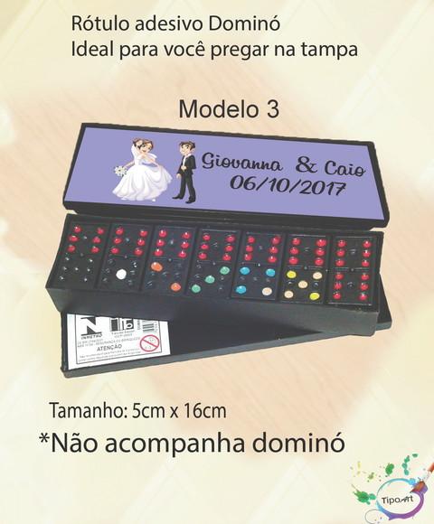Adesivo para Dominó-casal