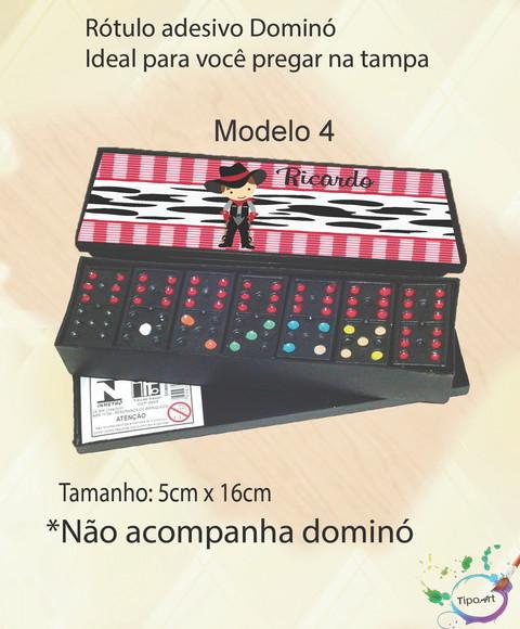 Adesivo para Dominó-cowboy
